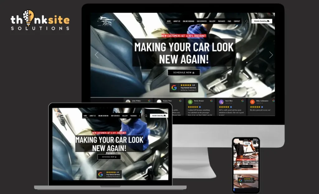 Web Design and Marketing Car Detailing1